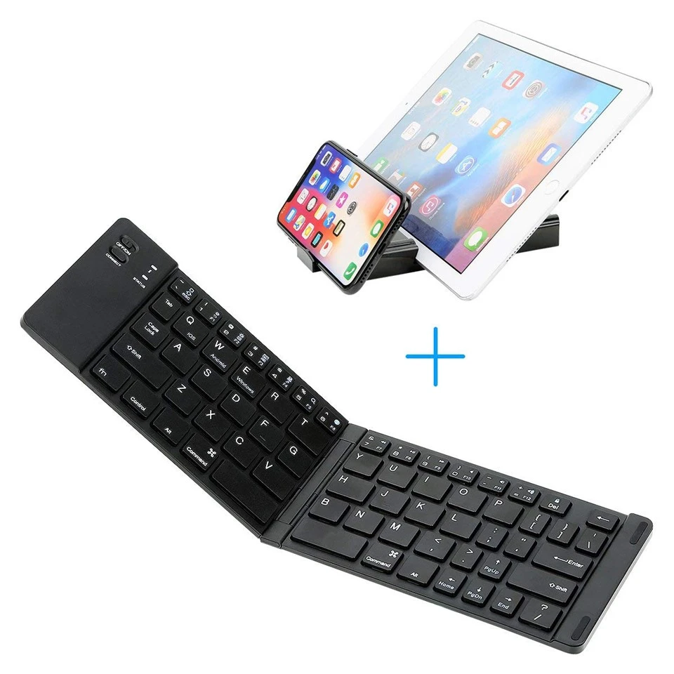 Aluminum Bluetooth Foldable Keyboard
