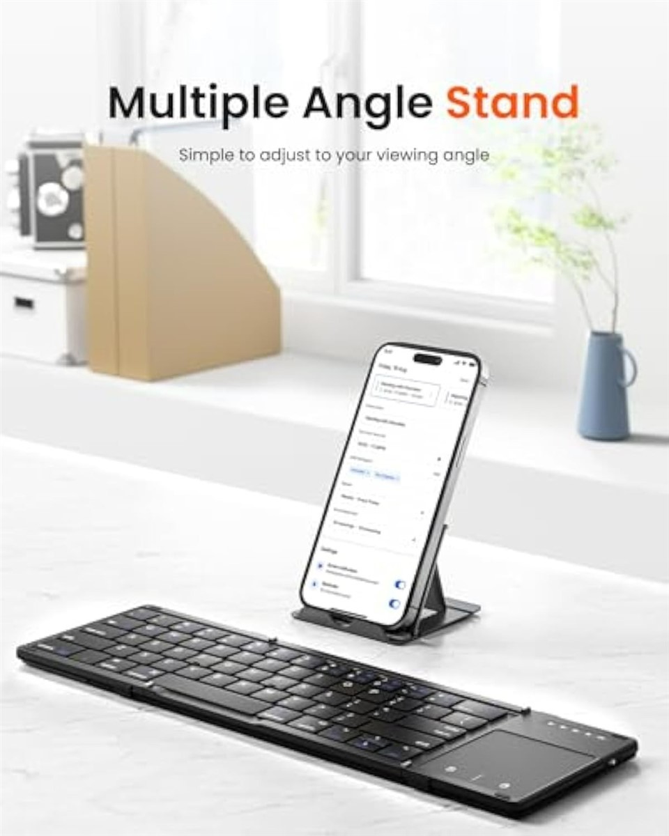 Bulk Foldable Wireless Bluetooth Keyboard With Touchpad