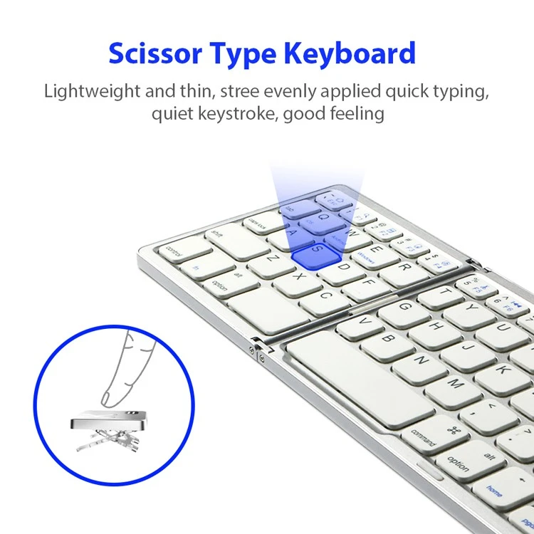 Portable Folding Bluetooth Keyboard manufactuer